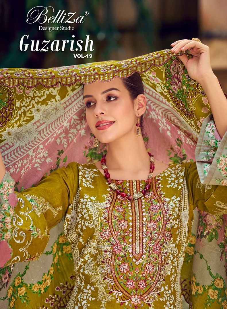 Belliza Guzarish Vol 19 Cotton Dress Material 8 pcs Catalogue