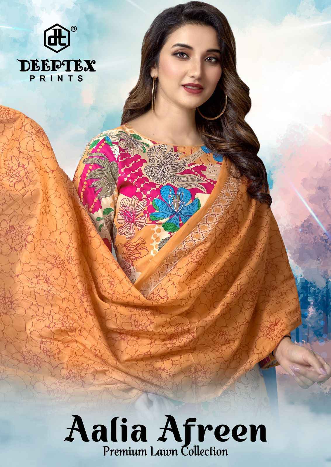 Deeptex Aalia Afreen Cotton Dress Material 8 pcs Catalogue