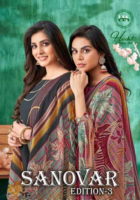 Harshit Fashion Sanovar Edition 3 Zam Cotton Dress Material 6 pcs Catalogue