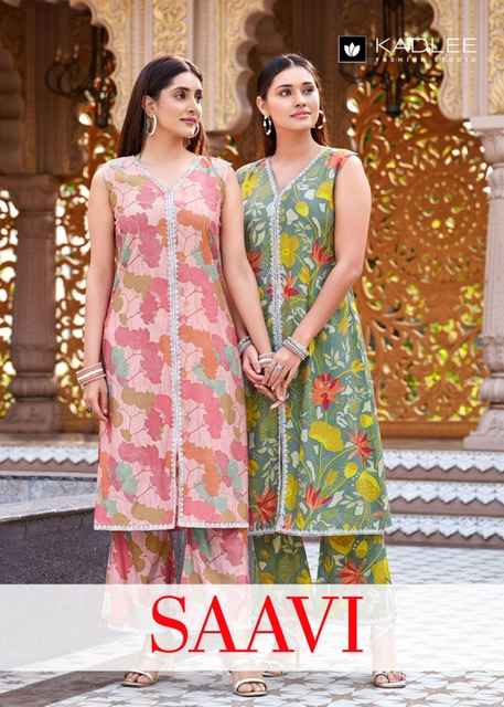 Kadlee Saavi Rayon Kurti With Bottom 6 pcs Catalogue