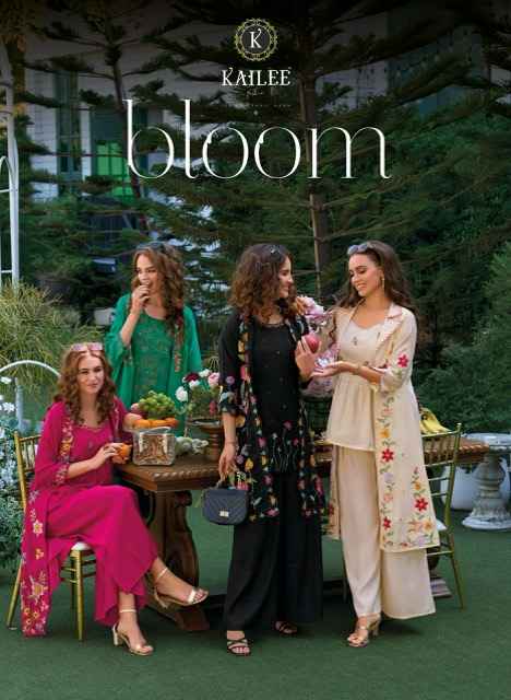 Kailee Fashion Bloom Viscouse Kurti Combo 4 pcs Catalogue