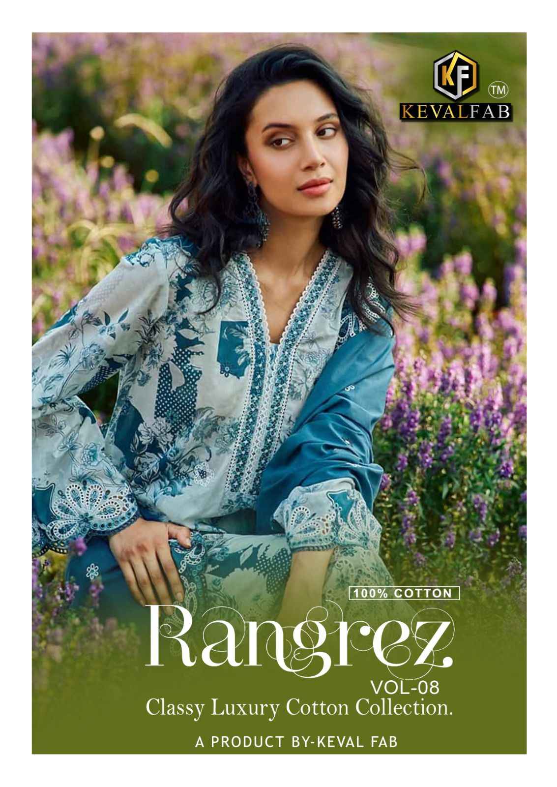 Keval Fab Rangrez Vol 8 Cotton Dress Material 6 pcs Catalogue