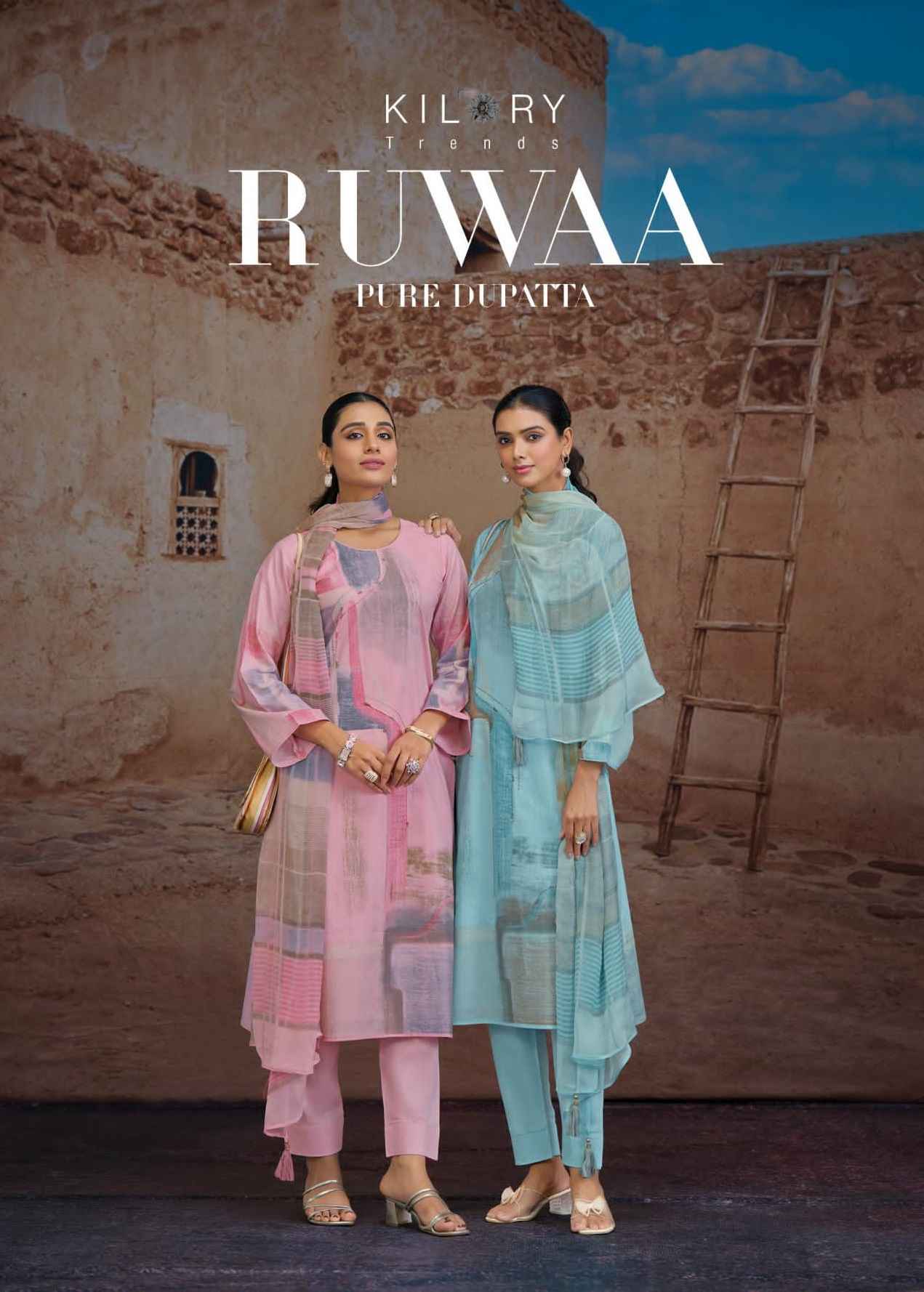 Kilory Trends Ruwaa Cotton Dress Material 4 pcs Catalogue