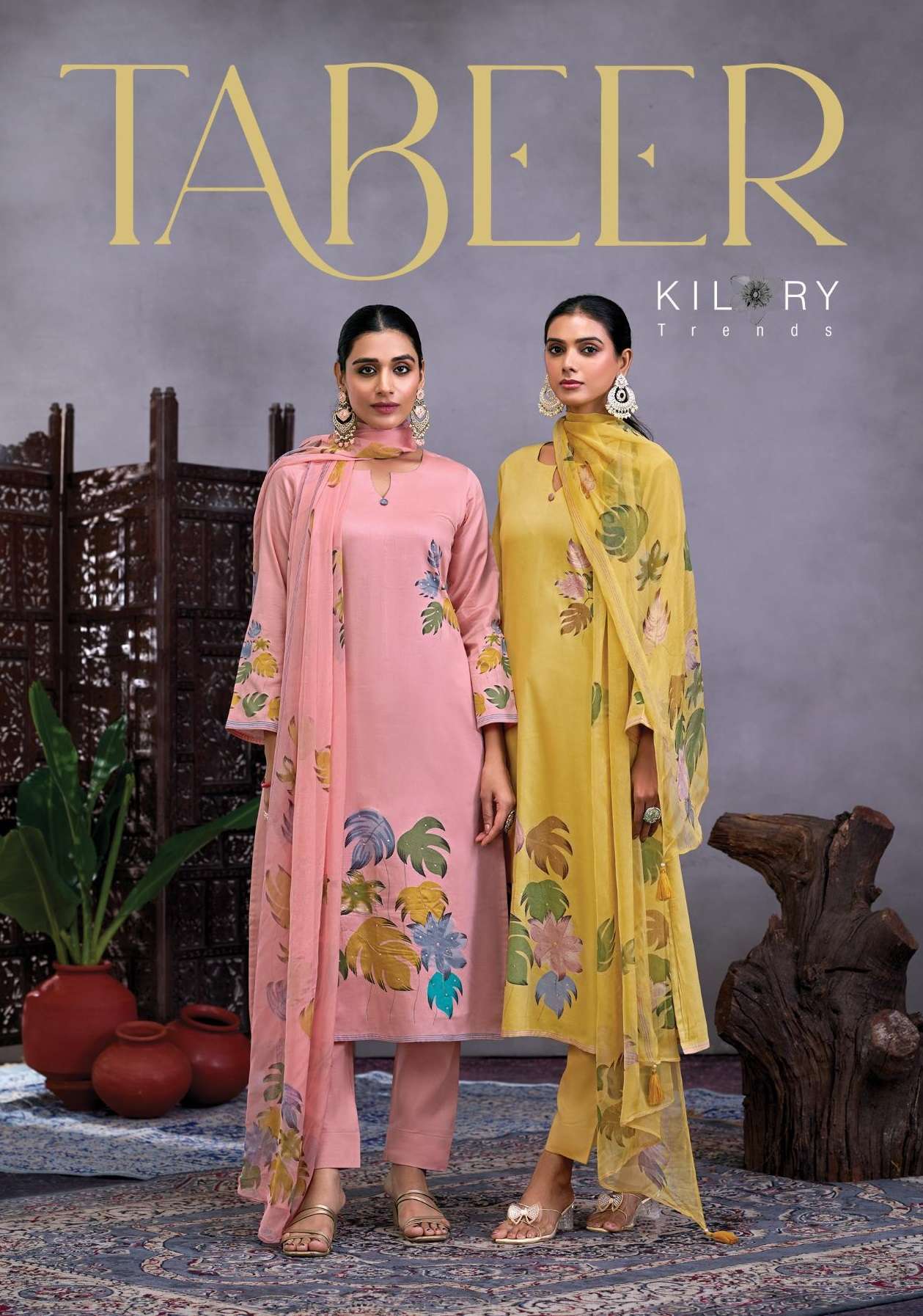 Kilory Trends Tabeer Jam Cotton Dress Material 4 pcs Catalogue