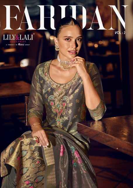 Lily & Lali Faridan Vol 2 Banarasi Silk Kurti Combo 6 pcs Catalogue