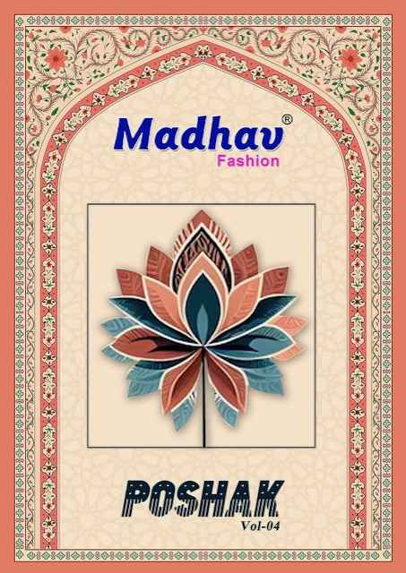 Madhav Fashion Poshak Vol 4 Cotton Dress Material 10 pcs Catalogue