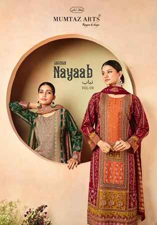 Mumtaz Arts Nayaab Vol 4 Viscose Musline Dress Material 6 pcs Catalogue