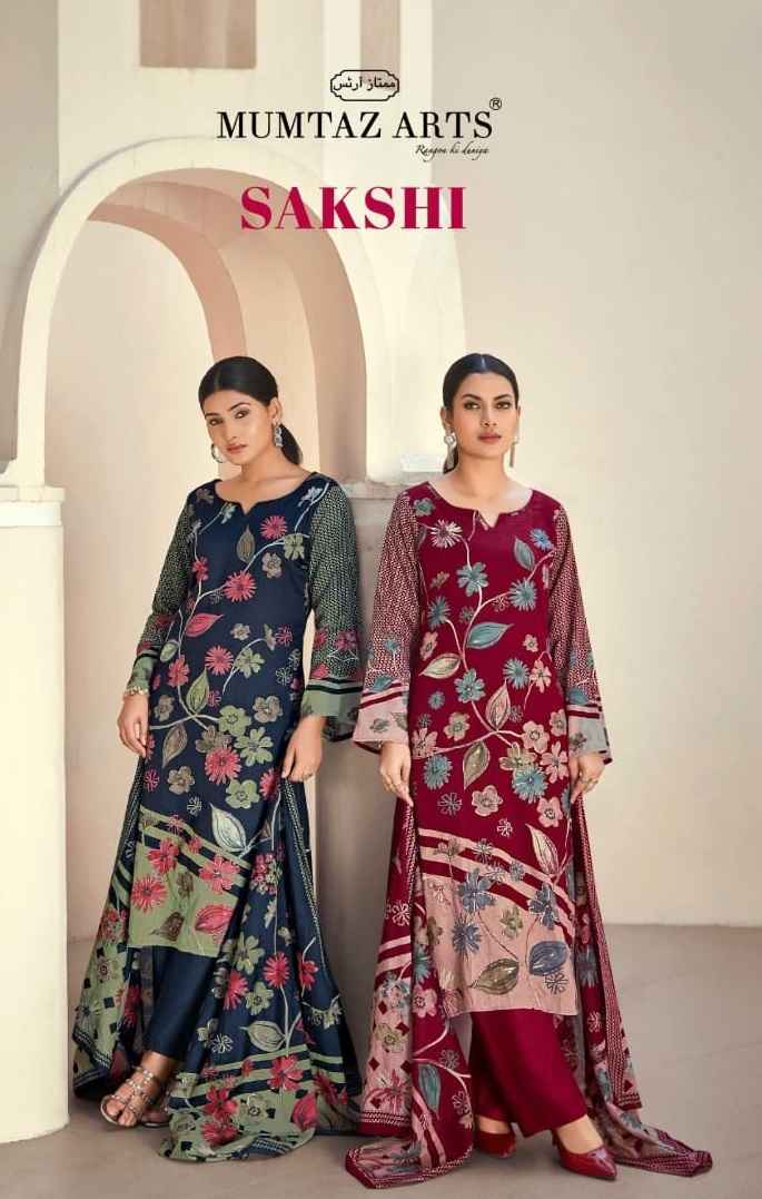 Mumtaz Arts Sakshi Jam Silk Dress Material 4 pcs Catalogue