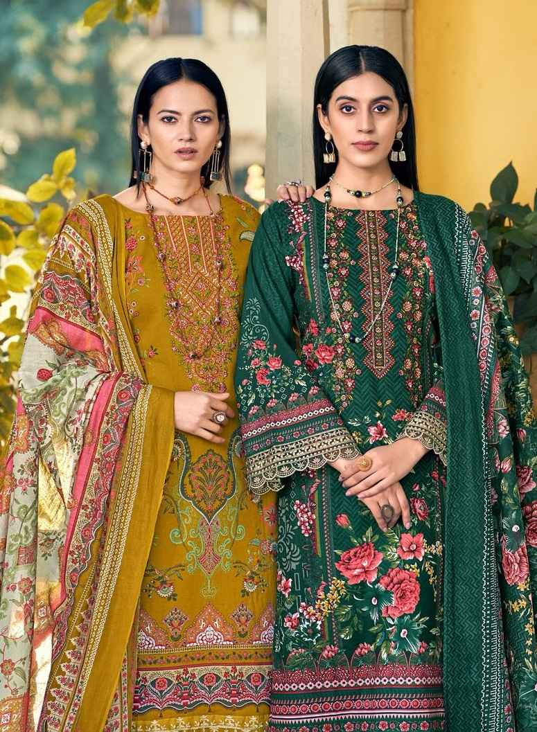 Pakiza Prints Taiyyeba Vol 52 Kashmiri Lawn Dress Material 10 pcs Catalogue