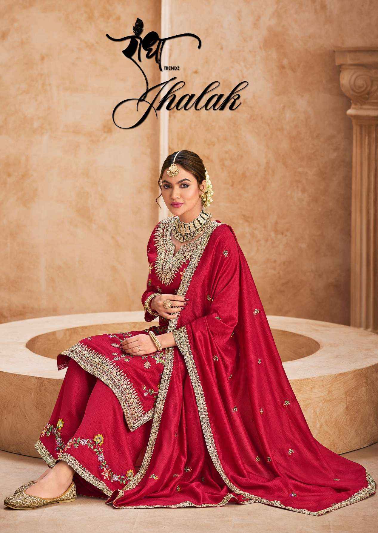 Radha Trendz Jhalak Readymade Chinon Dress 4 pcs Catalogue