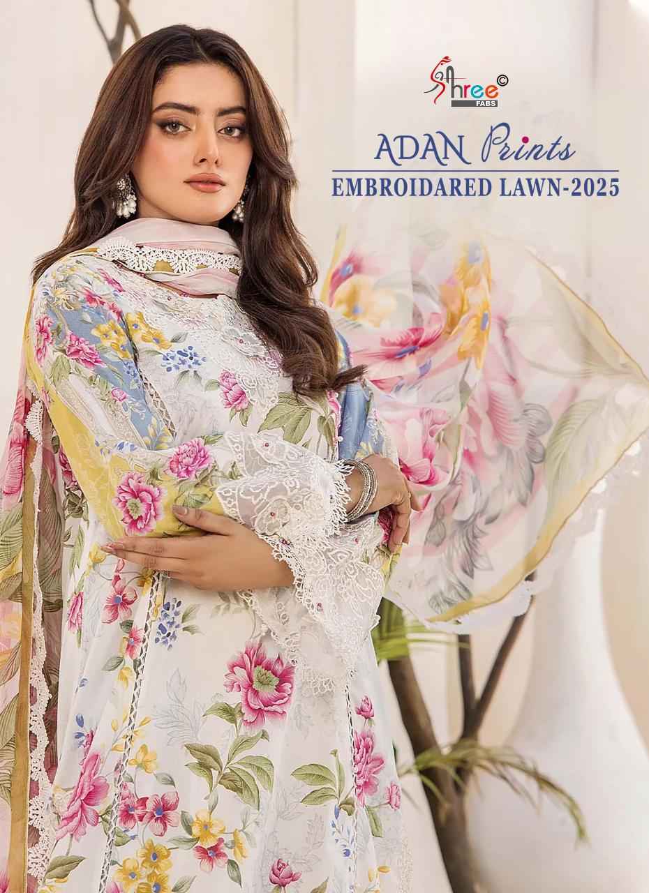 Shree Fabs Adan Prints Cotton Dress Material 7 pcs Catalogue