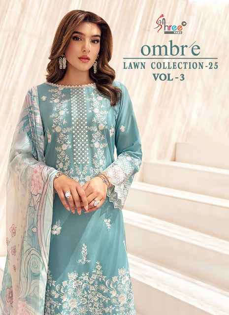 Shree Fabs Ombre 25 Vol 3 Cotton Dress Material 6 pcs Catalogue