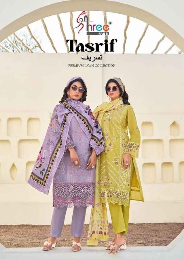 Shree Fabs Tasrif Cotton Dress Material 6 pcs Catalogue