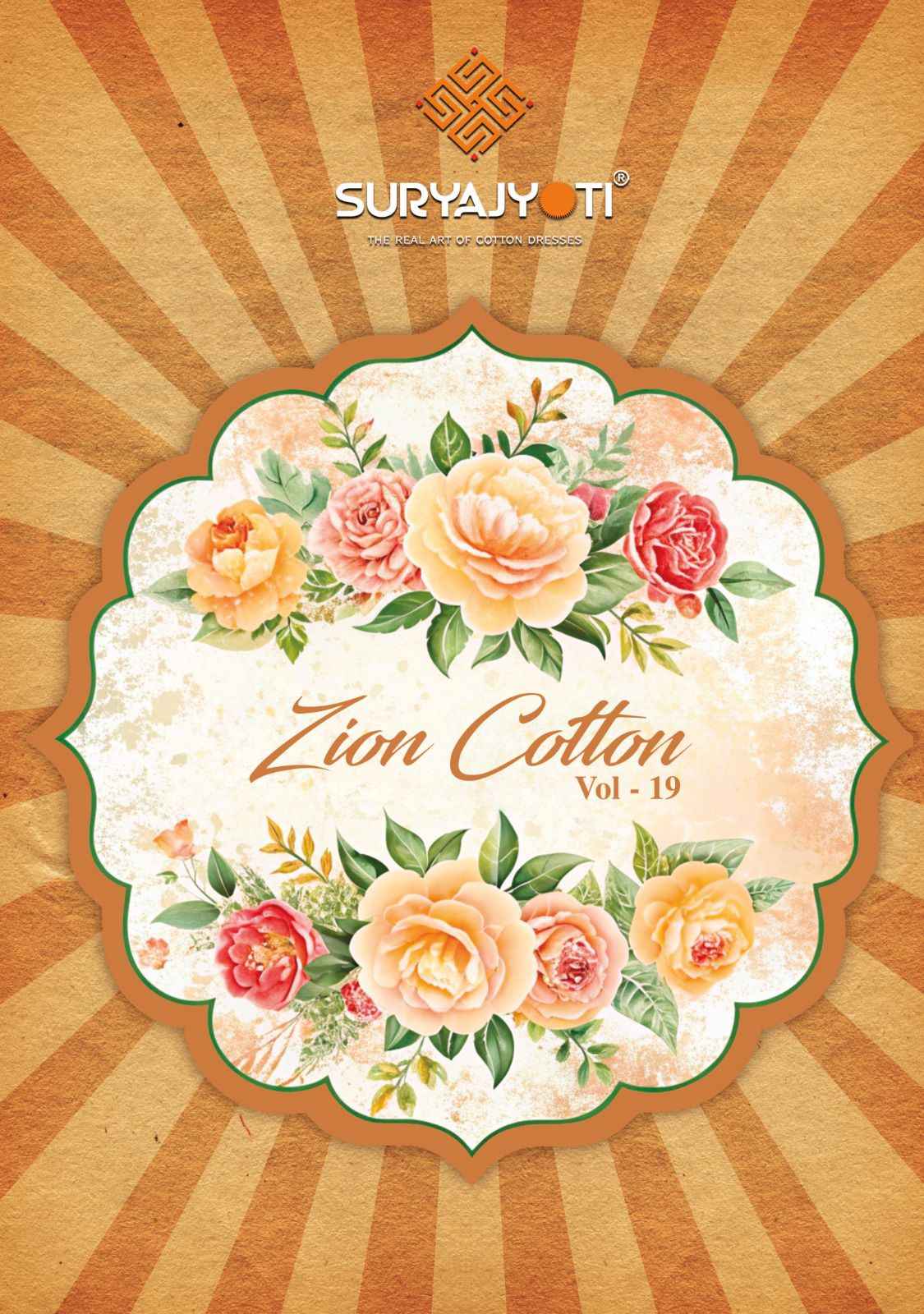 Suryajyoti Zion Cotton Vol 19 Cotton Dress Material 16 pcs Catalogue