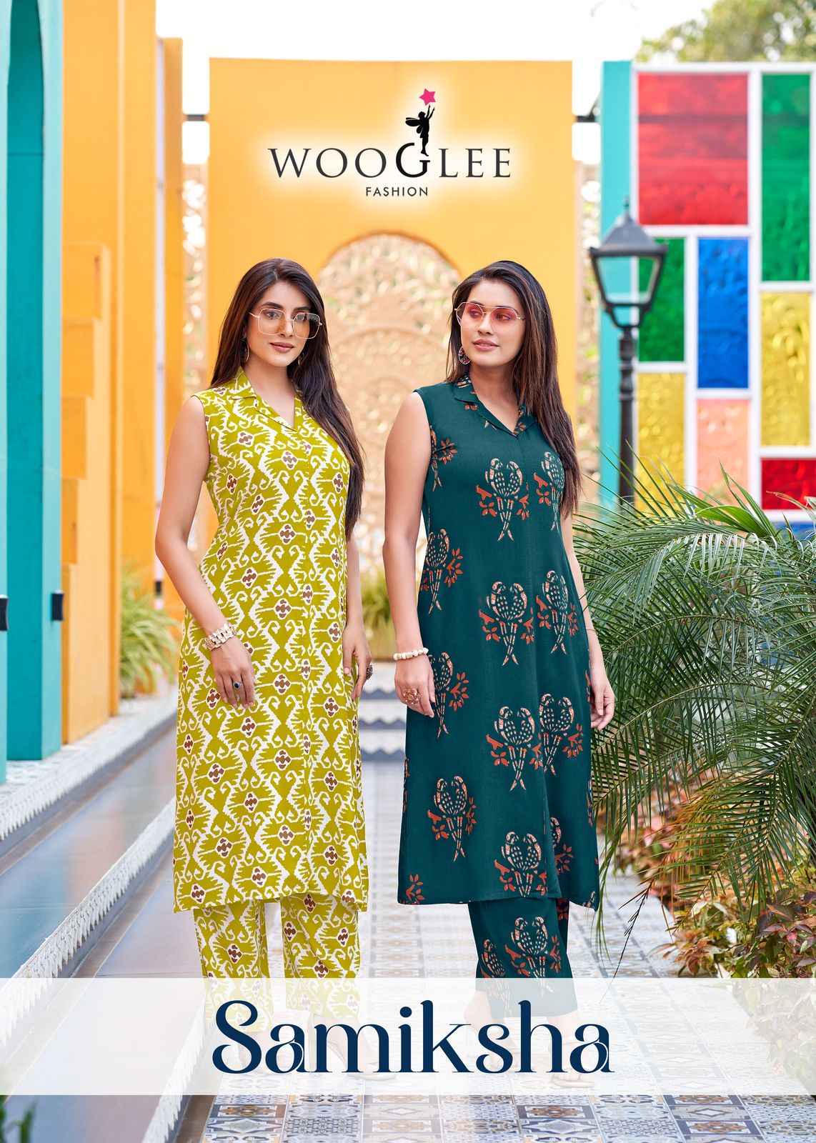 Wooglee Samiksha Rayon Kurti With Bottom 6 pcs Catalogue