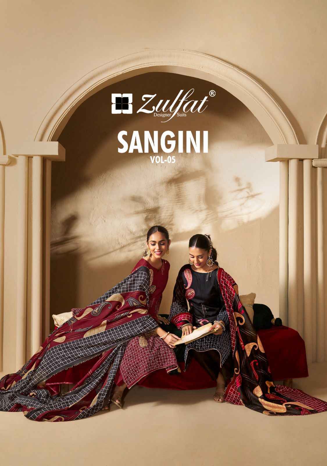 Zulfat Sangini Vol 5 Jam Cotton Dress Material 6 pcs Catalogue