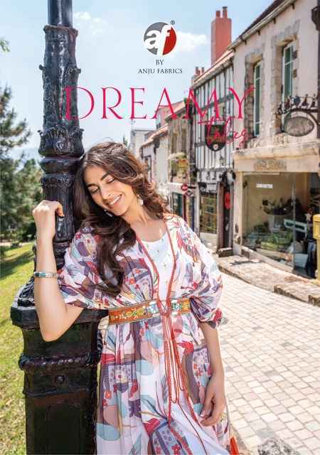 Anju Fabrics Dreamy Tales Cotton Kaftan Jacket With Mindi (6 pcs Catalogue)