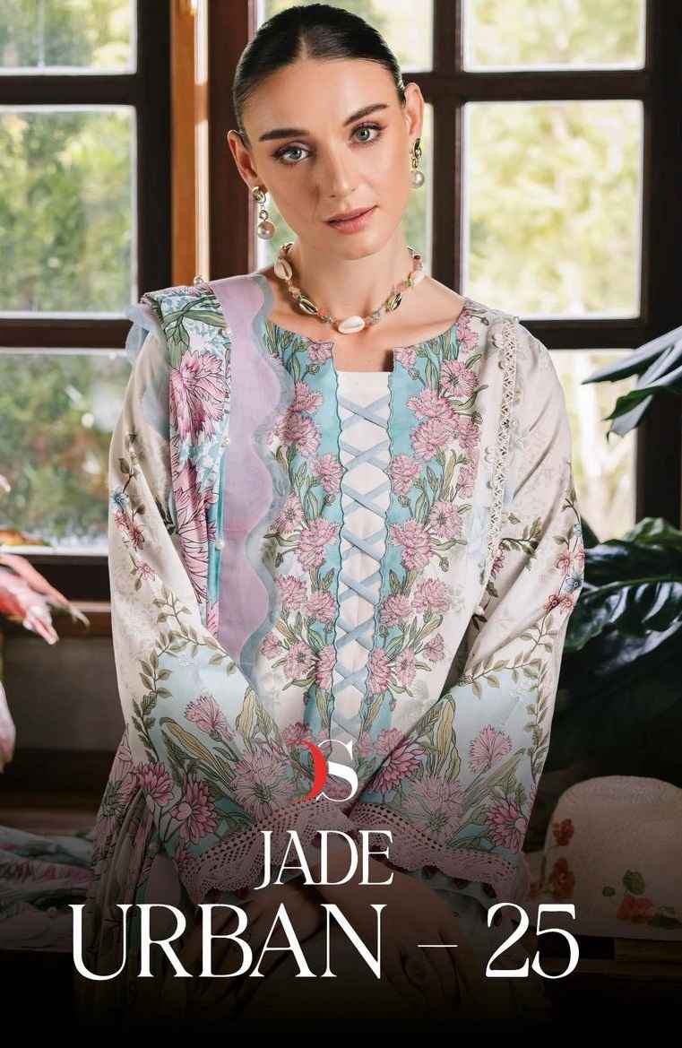 Deepsy Jade Urban Vol 25 Cotton Dress Material 8 pcs Catalogue