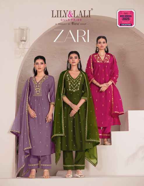 Lily & Lali Zari Viscouse Kurti Combo 6 pcs Catalogue