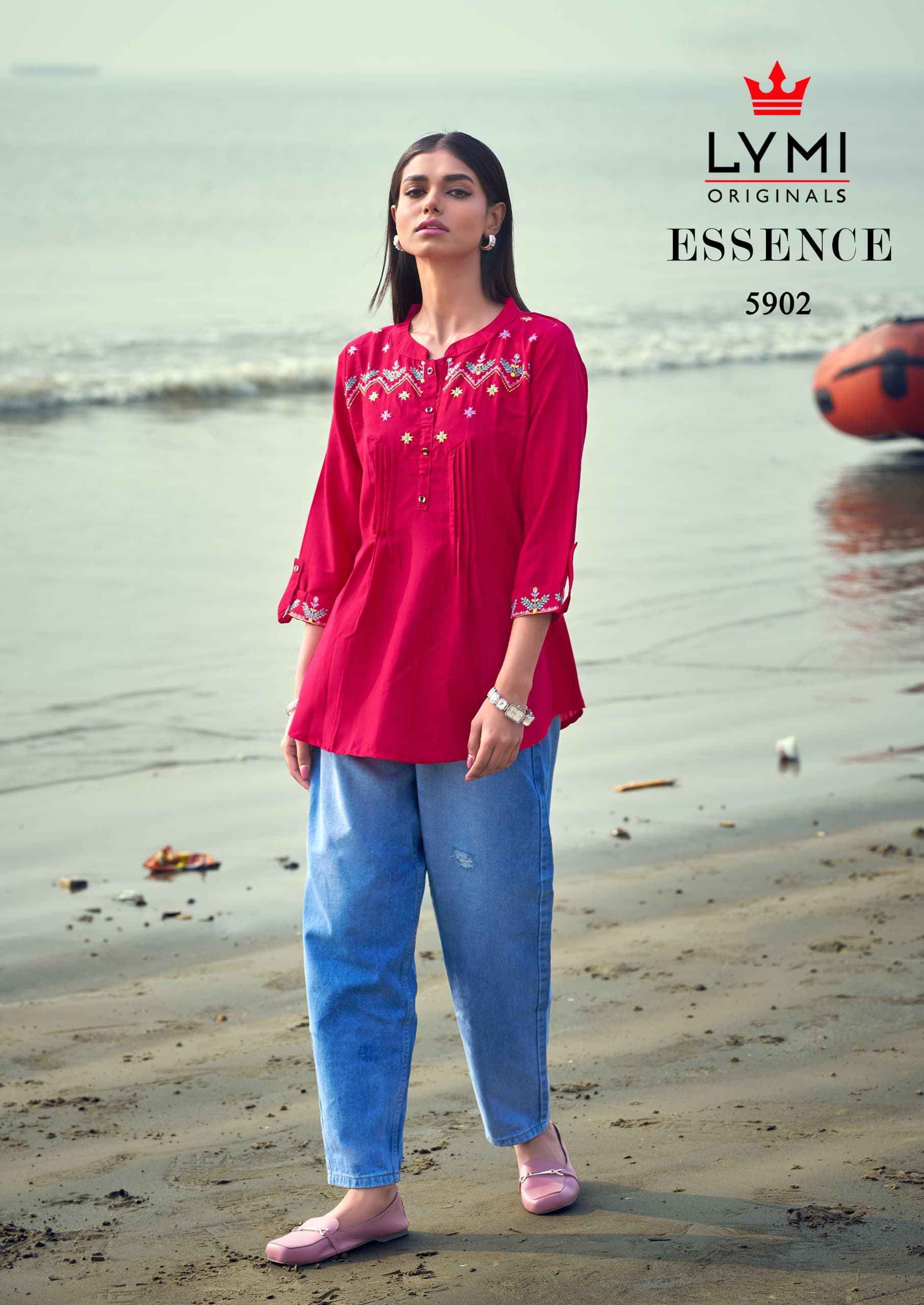Lymi Essence Short Viscouse Kurti (4 pcs Catalogue)