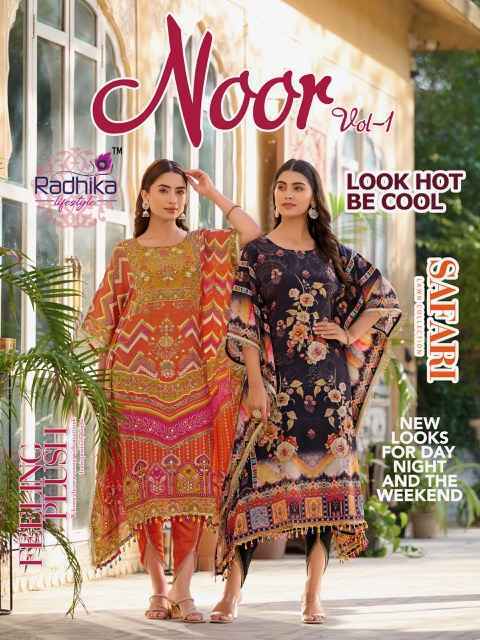 Radhika Lifestyle Noor Vol-1 Viscouse Rayon Readymade Suit (8 pcs Catalogue)