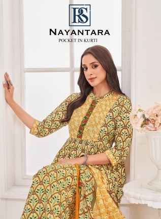 Rang Sangi Nayantara Cotton Kurti Combo 6 pcs Catalogue