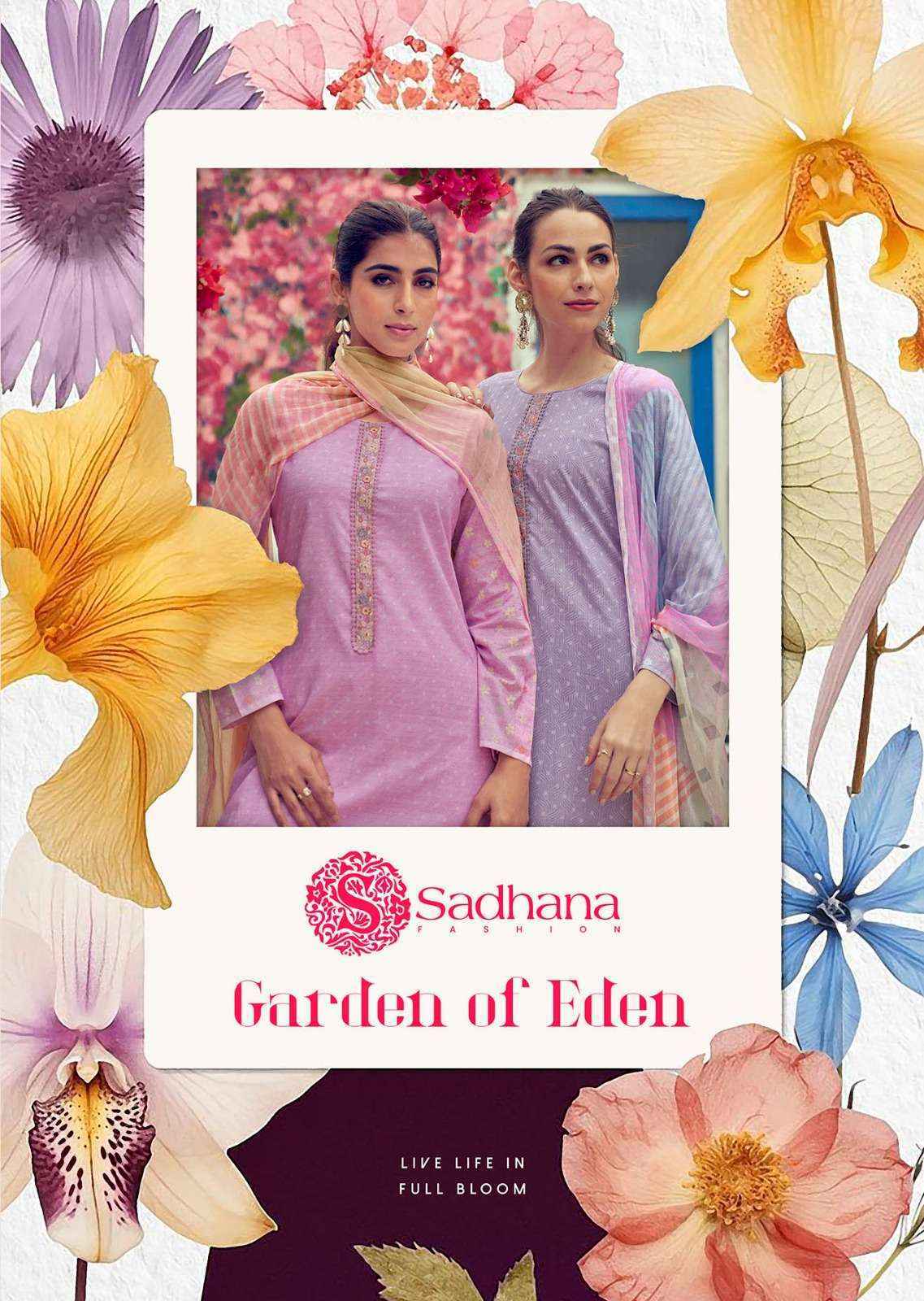 Sadhna Fashion Garden Of Eden Lawn Cotton Dress Material (6 pcs Catalogue)