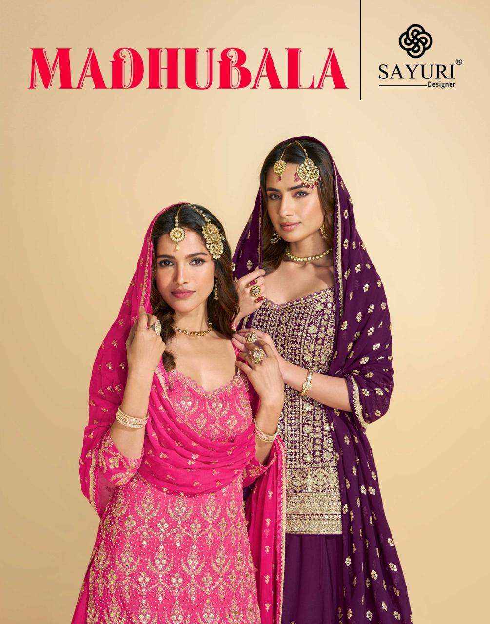 Sayuri Designer Madhubala Readymade Georgette Dress 3 pcs Catalogue