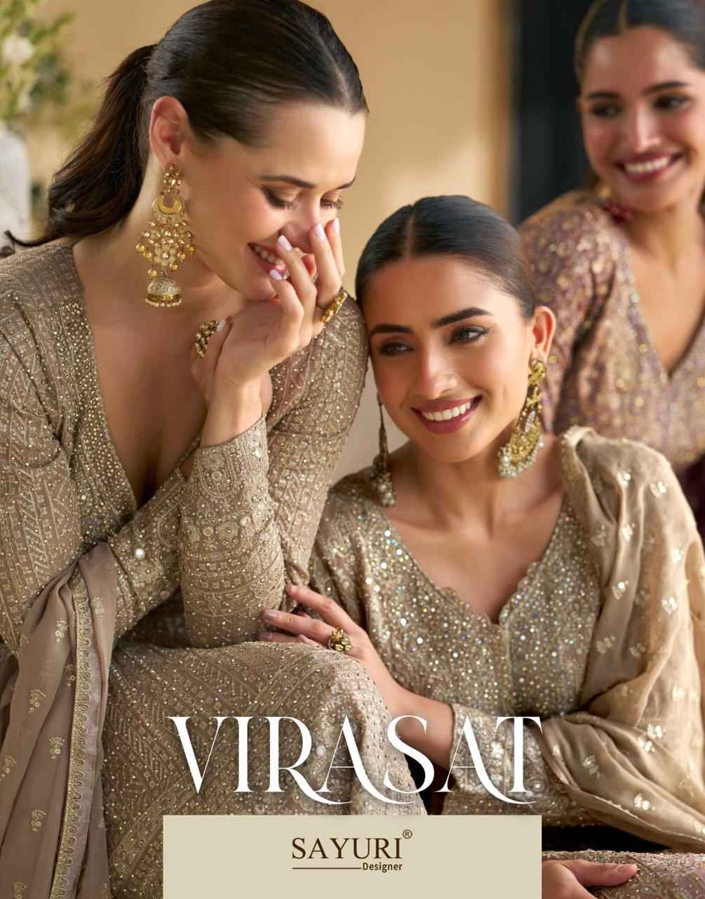 Sayuri Designer Virasat Readymade Georgette Dress 3 pcs Catalogue
