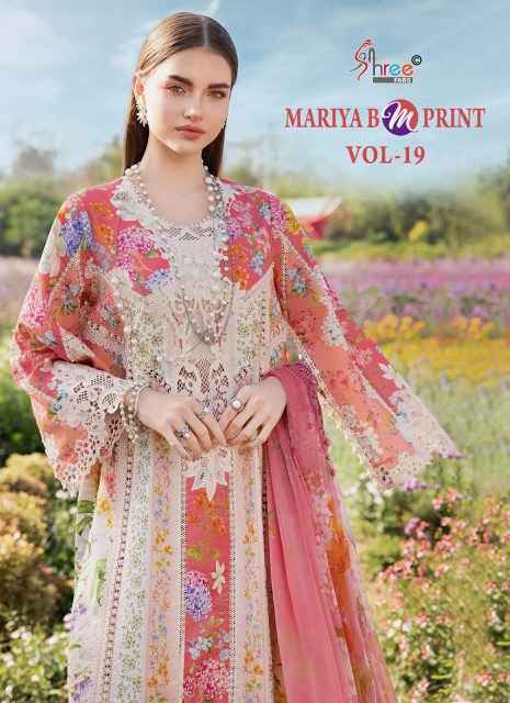 Shree Fabs Mariya B M Print Vol 19 Cotton Dress Material 6 pcs Catalogue