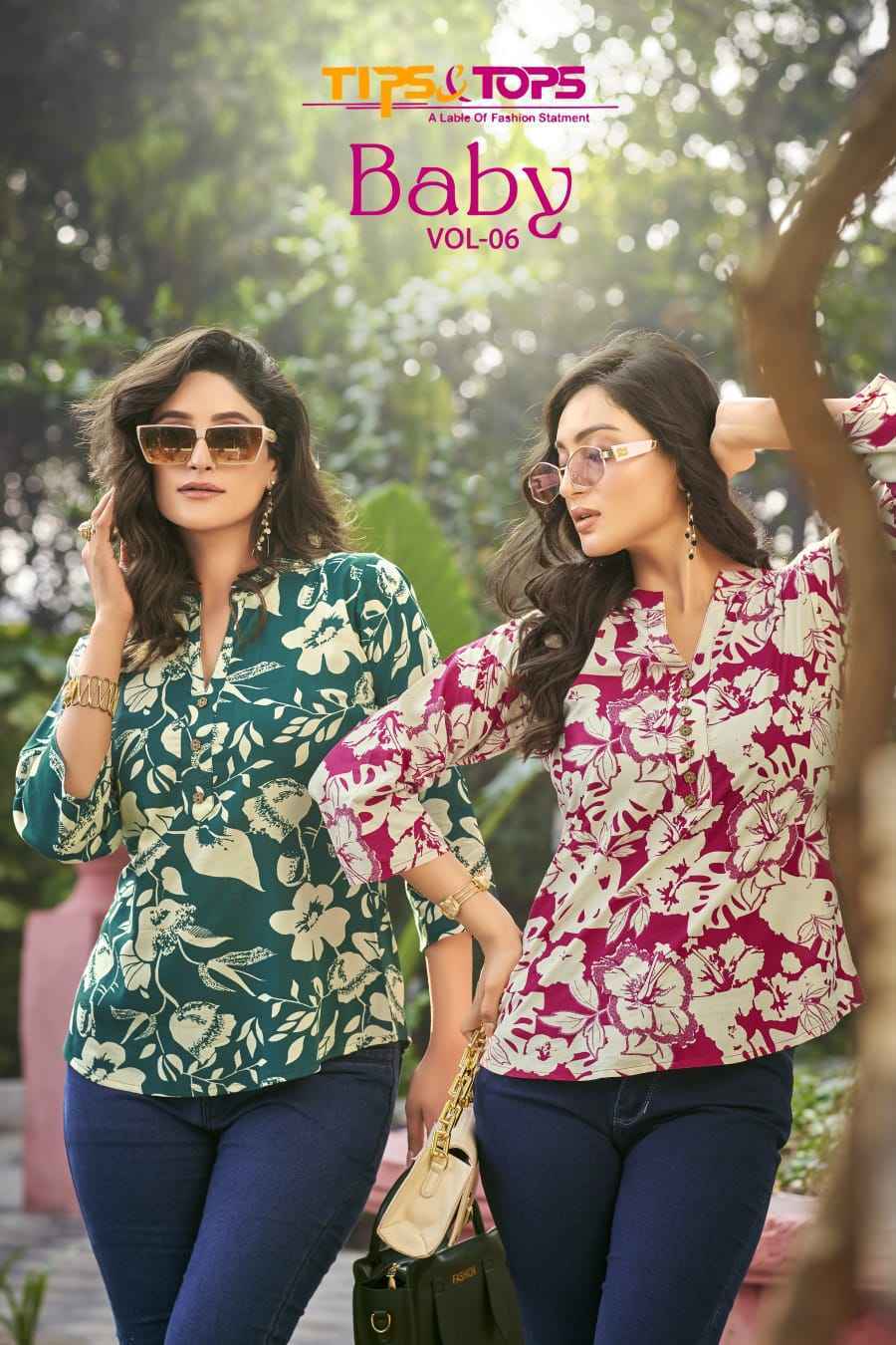 Tips & Tops Baby Vol-6 Short Rayon Kurti (9 pcs Catalogue)