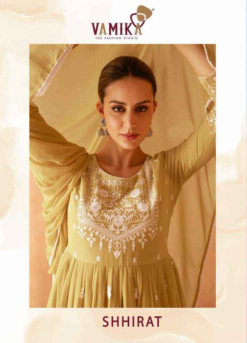 Vamika Shhirat Readymade Georgette Dress 6 pcs Catalogue