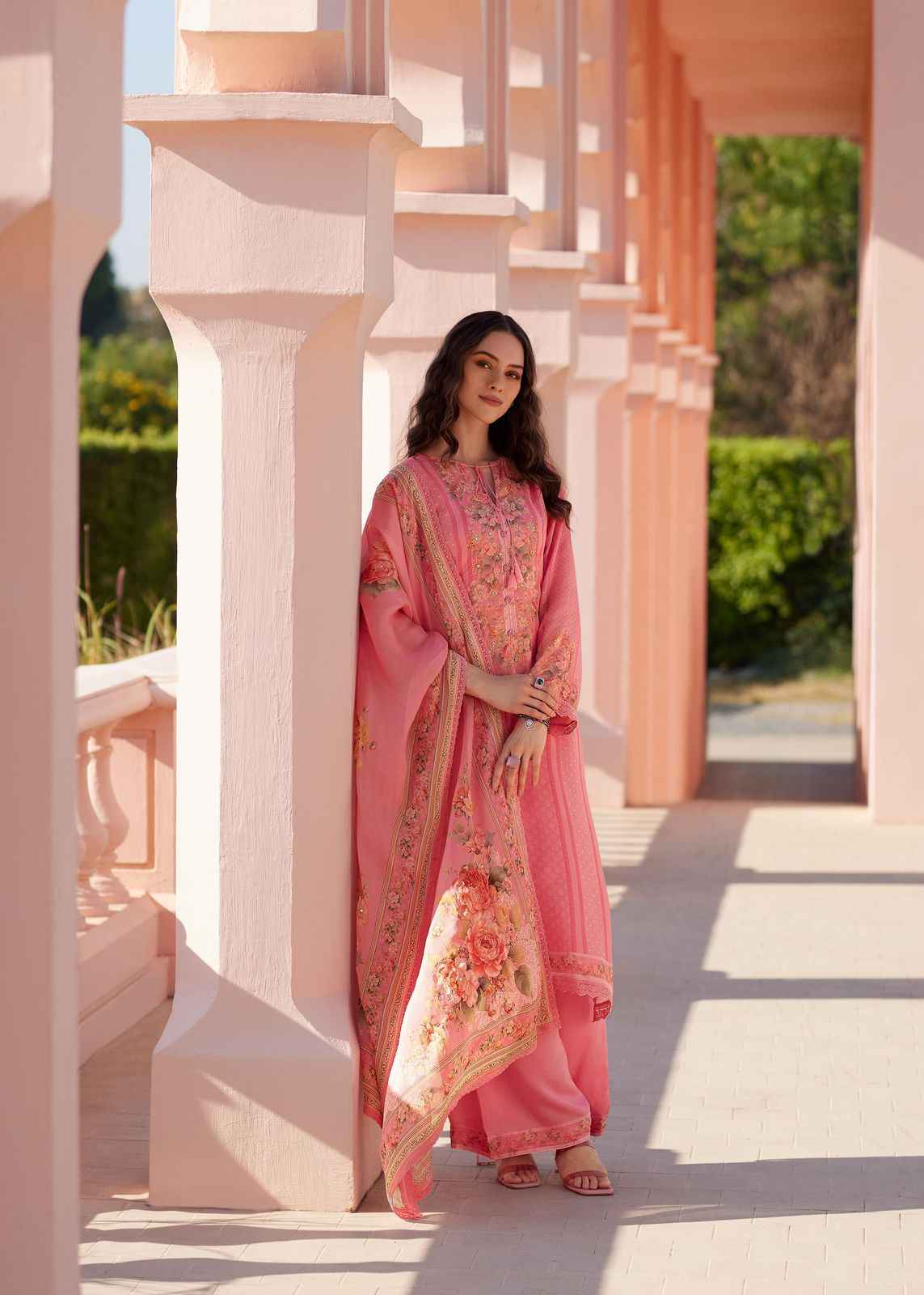 organza dress material Buy Grey Embroidered Suit like effect VDS Olive Green Organza Fabric,