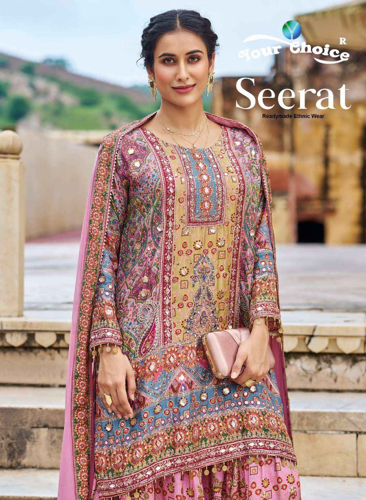 Your Choice Seerat Readymade Chinon Dress 2 pcs Catalogue