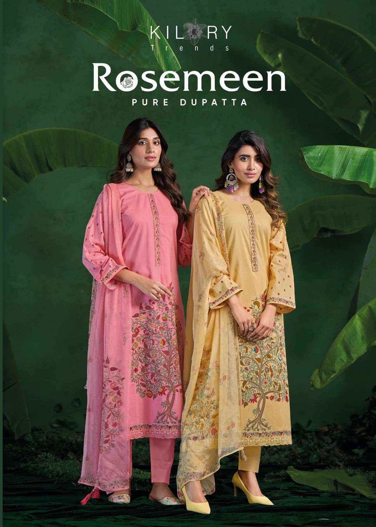 Kilory Trends Rosemeen Cotton Dress Material (4 pcs Catalogue)