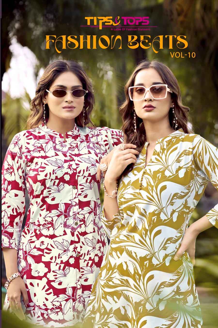 Tips & Tops Fashion Beats Vol-10 Reyon Co ord Set (6 pcs Catalogue)