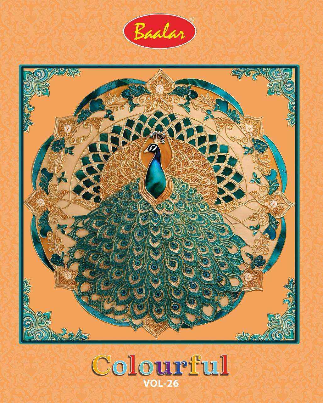 Baalar Colourful Vol-26 Cotton Dress Material (36 pcs Catalogue)
