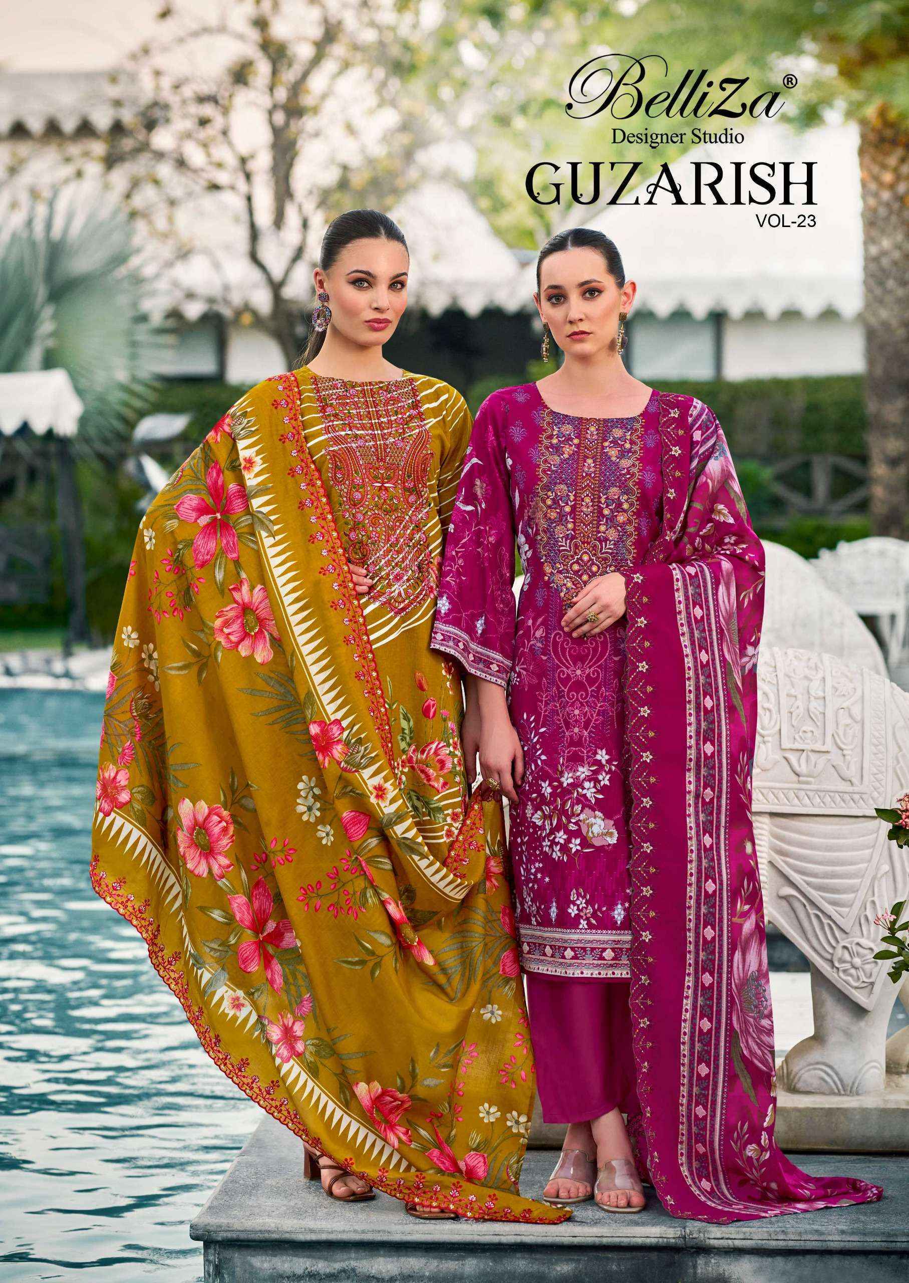Belliza Guzarish Vol 23 Cotton Dress Material 8 pcs Catalogue
