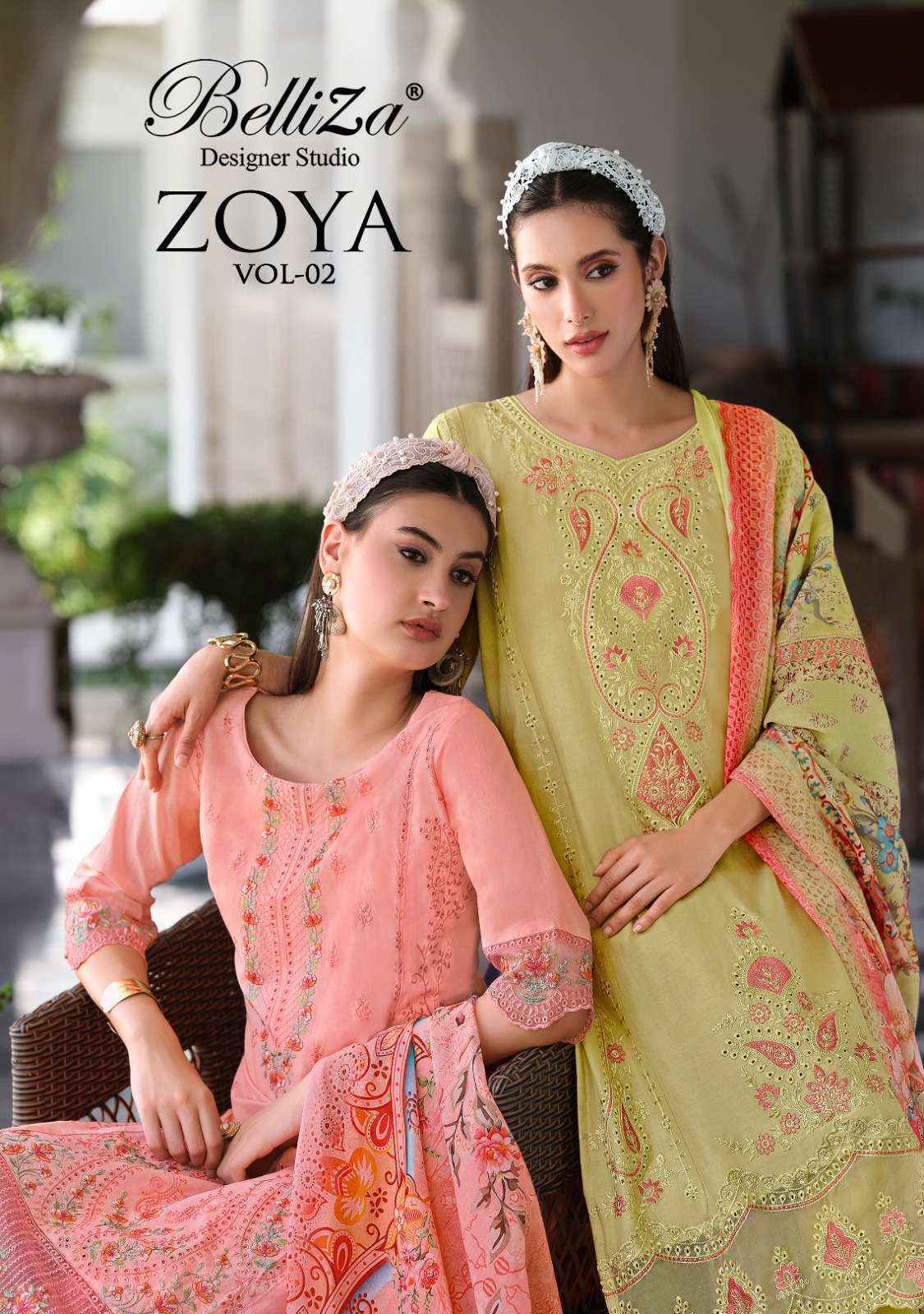 Belliza Zoya Vol-2 Cotton Dress Material (6 pcs Catalogue)