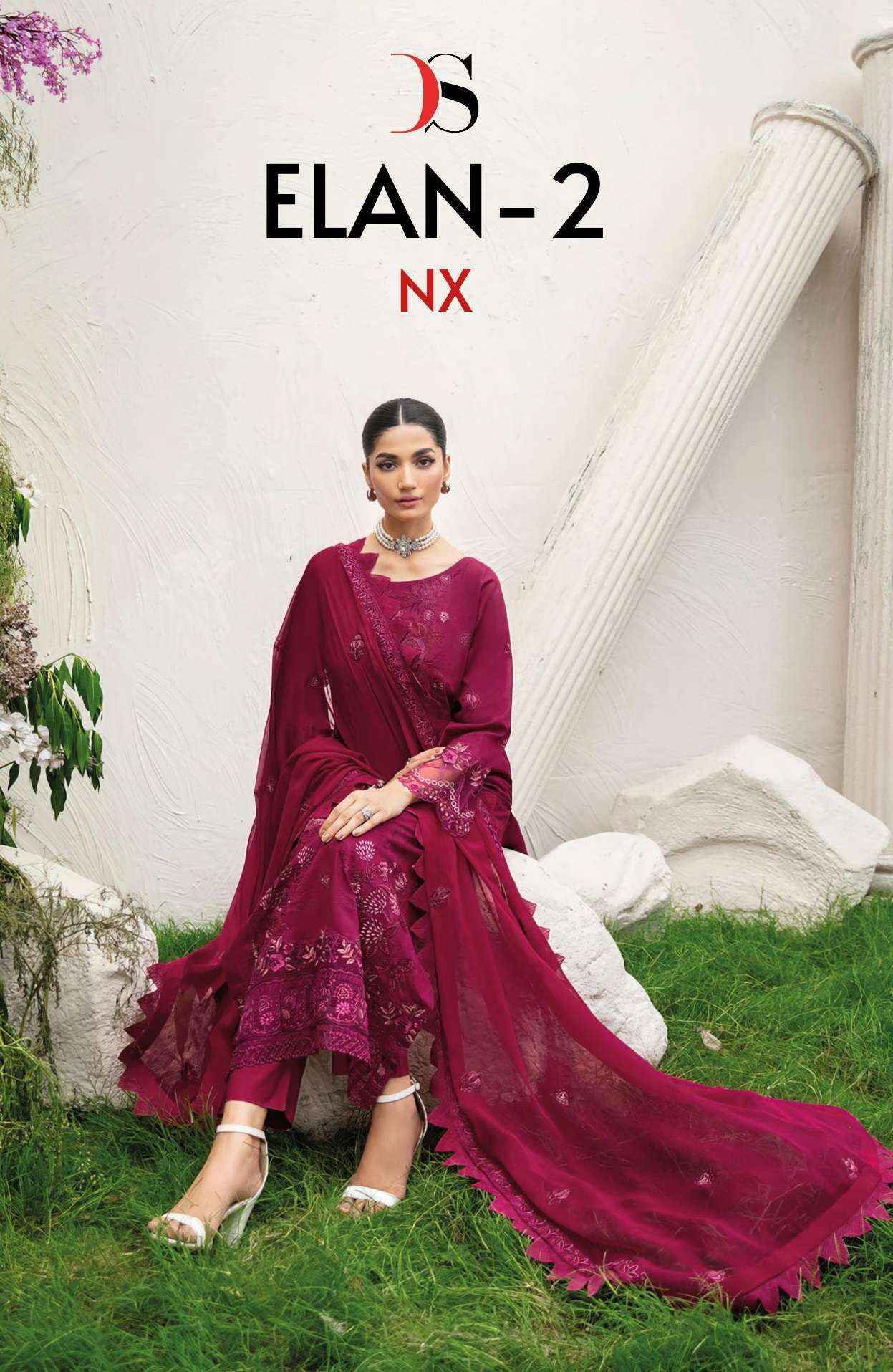 Deepsy Elan Lawn 25 Nx Vol-2 Cotton Dress Material (4 pcs Catalogue)