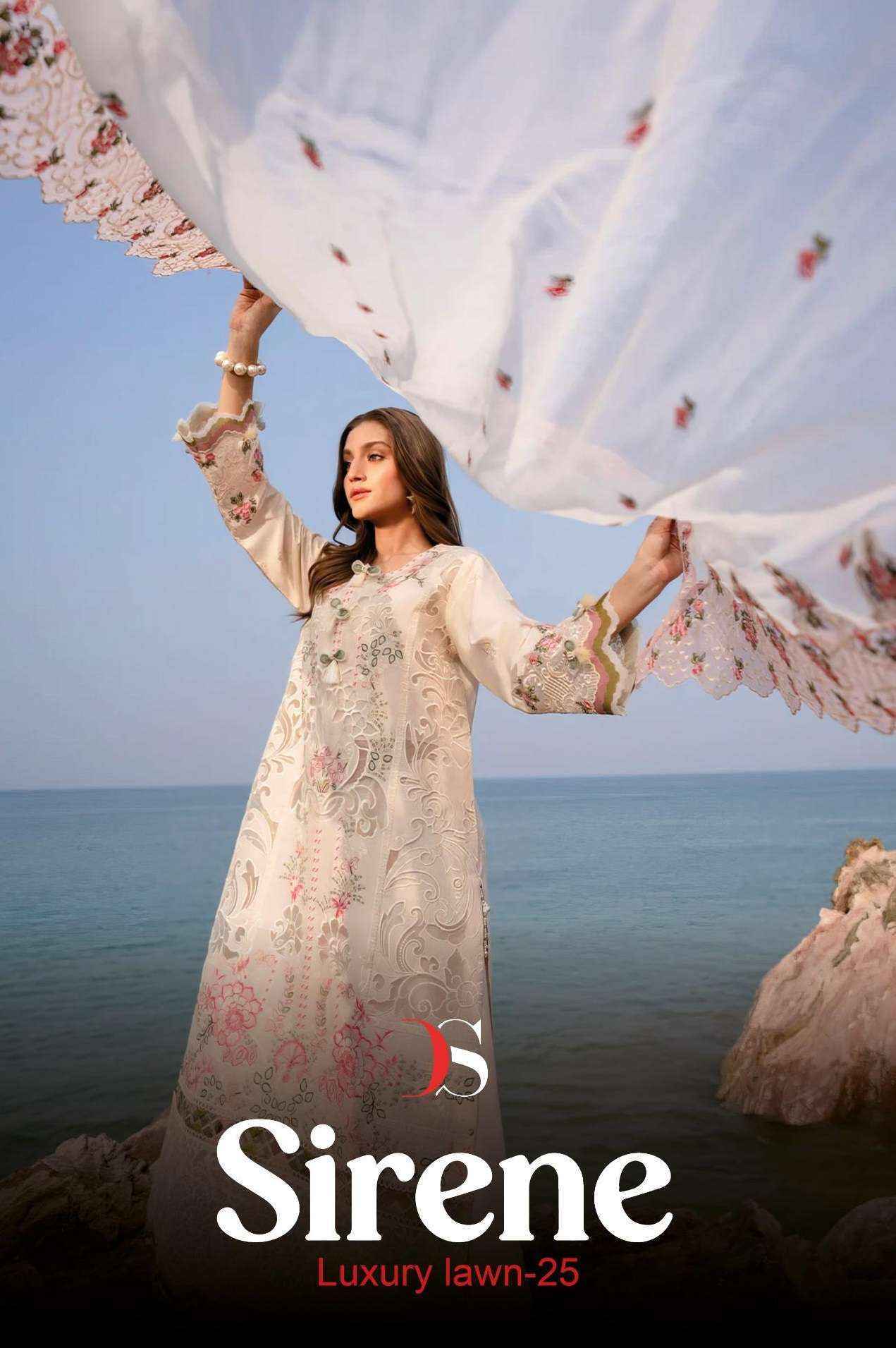 Deepsy Sirene Luxury Lawn-25 Cotton Dress Material (6 pcs Catalogue)