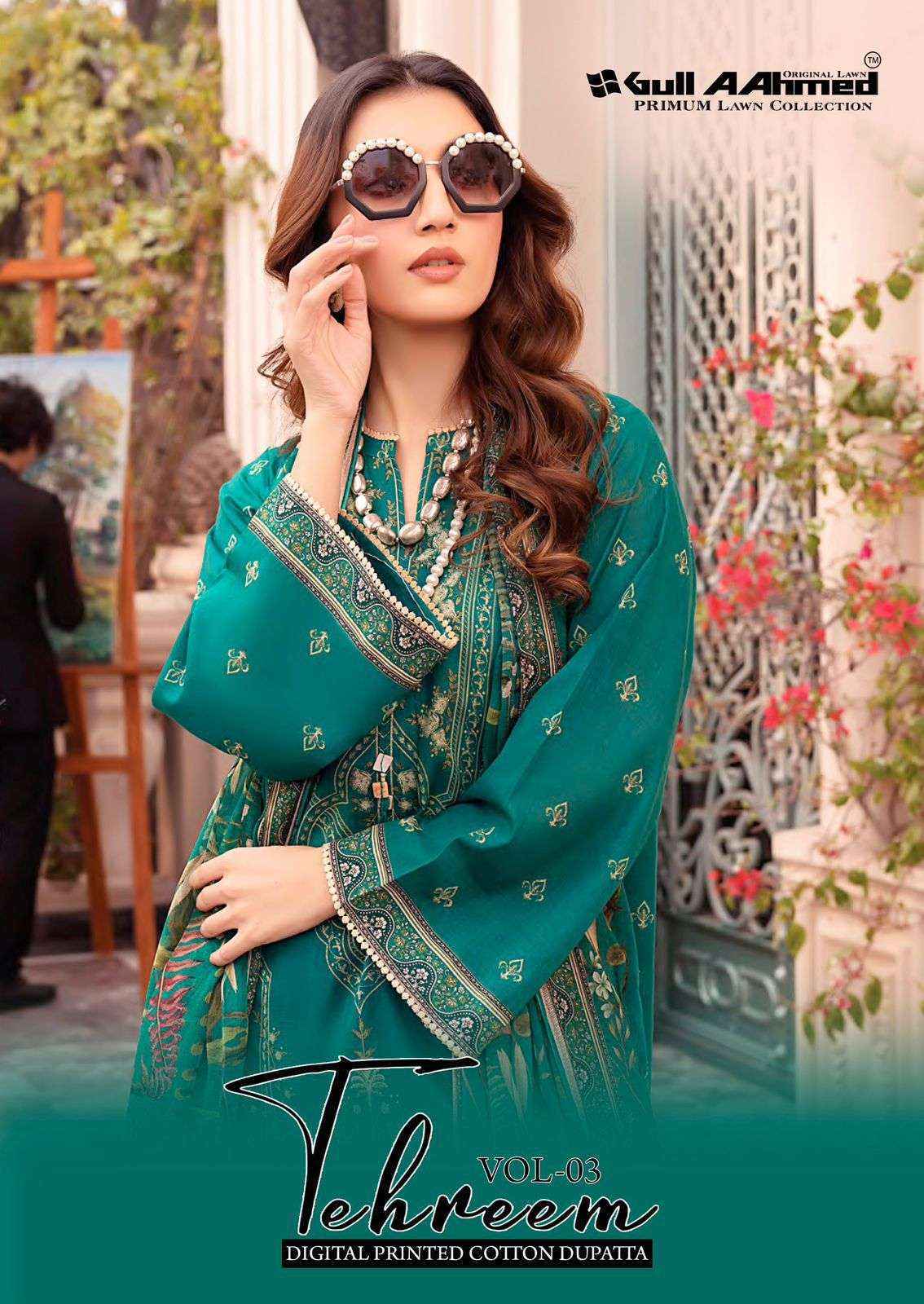 Gull Aahmed Tehreem Vol-3 Lawn Cotton Dress Material (6 pcs Catalogue)