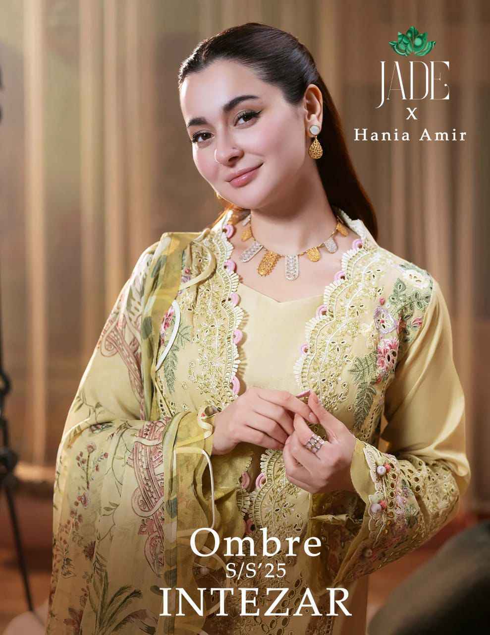 Jade Ombre Intezar Cotton Dress Material (6 pc Cataloge)