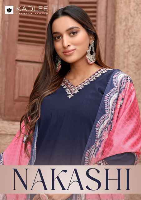 Kadlee Nakashi Cotton Readymade Suit (4 pcs Catalogue)