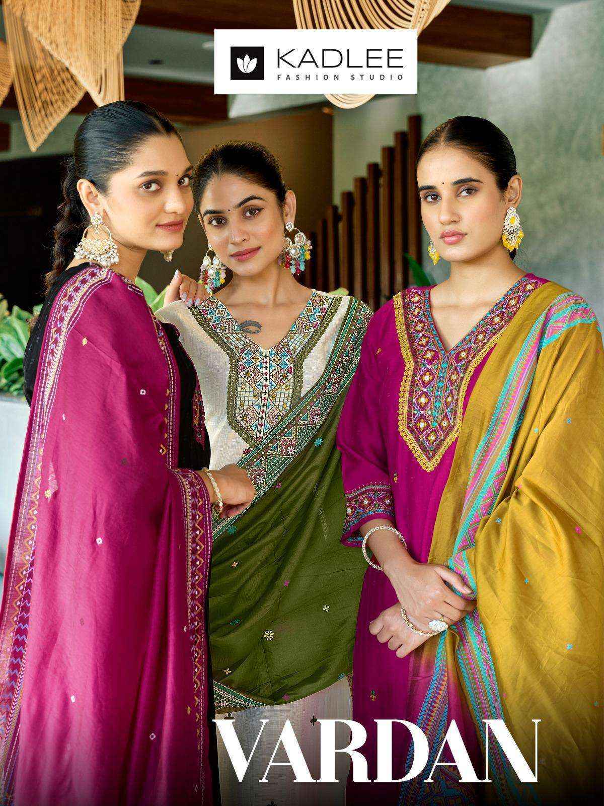 Kadlee Vardan Viscose Readymade Suit (4 pcs Catalogue)