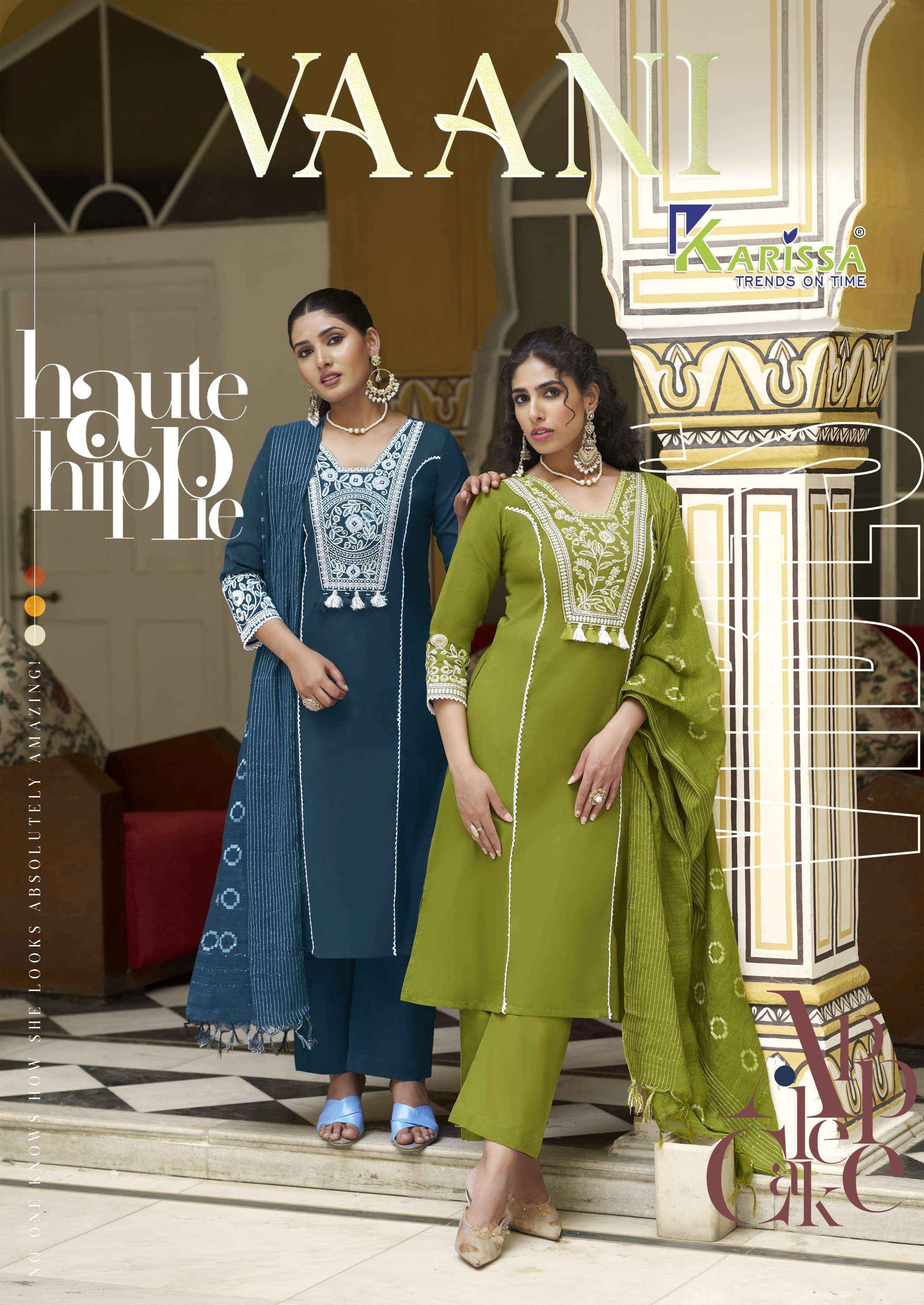 Karissa Vaani Linen Cotton Readymade Suit (4 pcs Catalogue)
