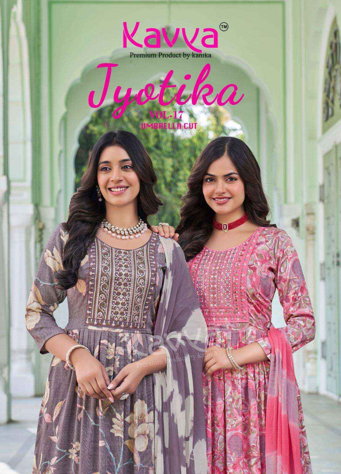 Kavya Jyotika Vol 17 Capsule Kurti Combo 10 pcs Catalogue