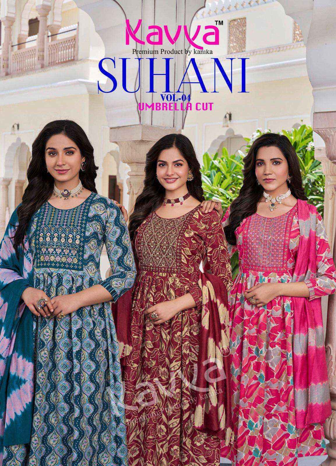Kavya Suhani Vol-4 Viscose Readymade Suit (10 pcs Catalogue)