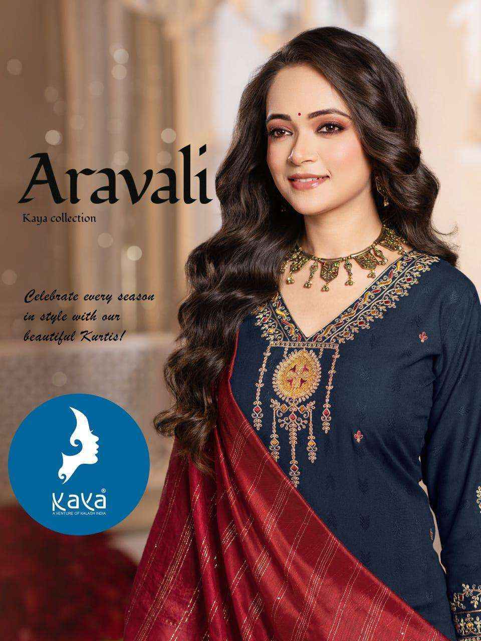 Kaya Aravali Rayon Readymade Suit (6 pcs Catalogue)