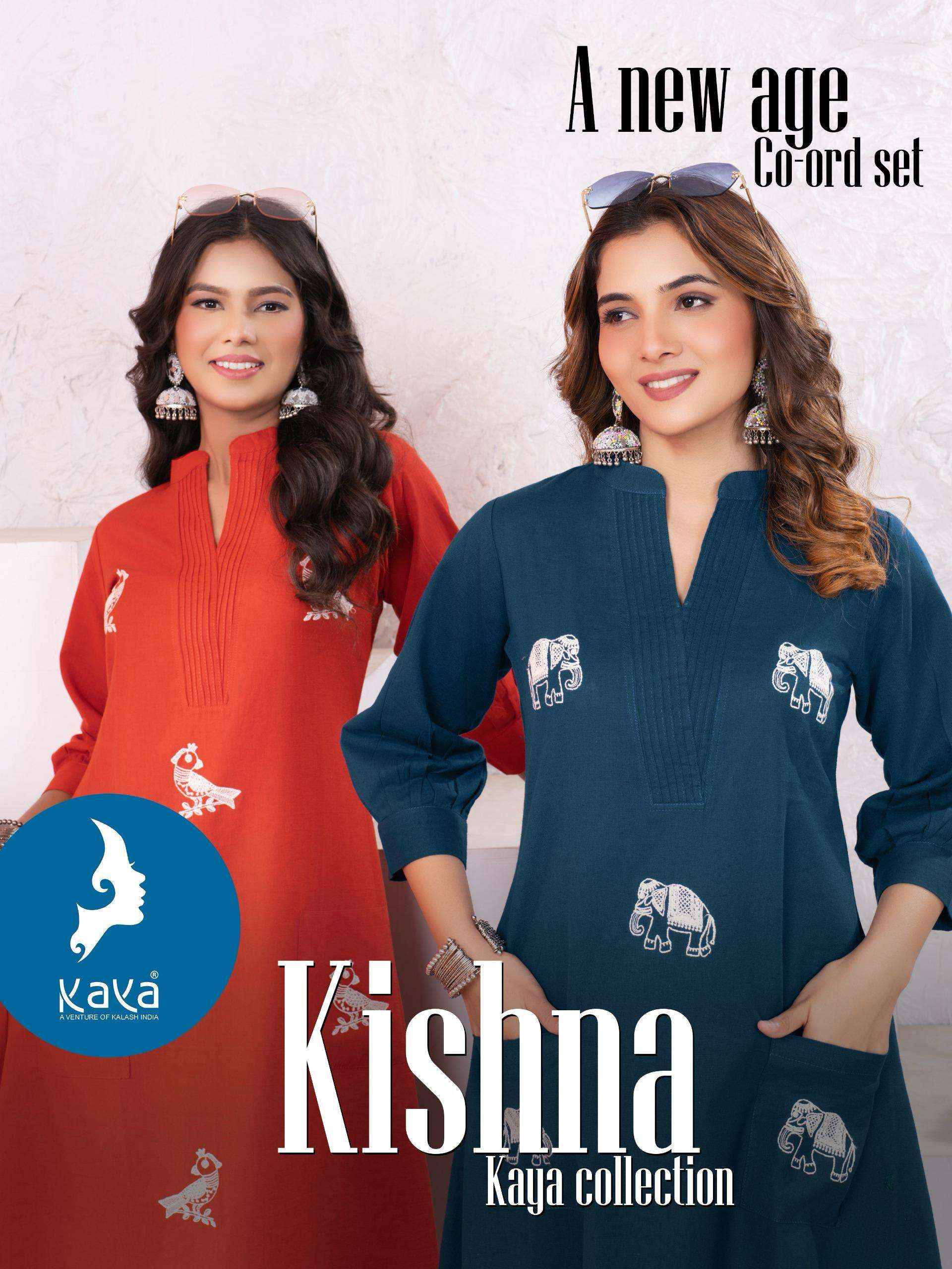 Kaya Kishna Cotton Kurti With Bottom 4 pcs Catalogue